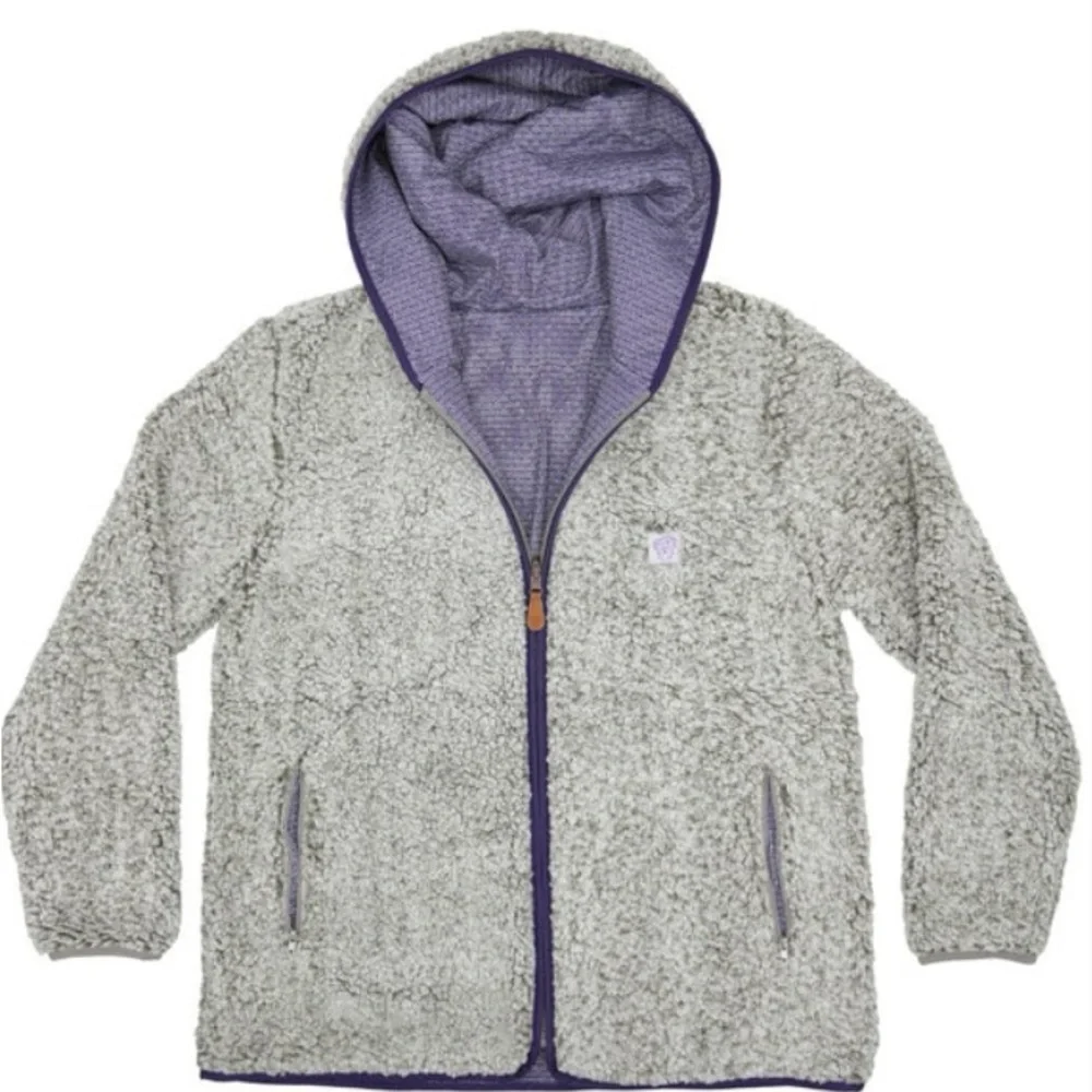 NIB USA PALM 🌴Reversible Sherpa Full Zip Hoodie - Picture 3 of 15